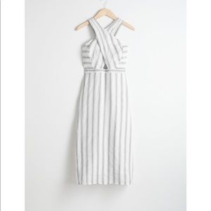 & Other Stories linen blend dress